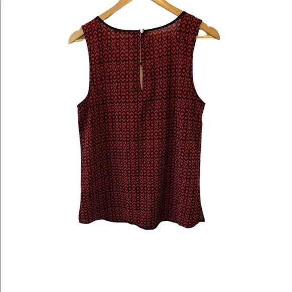 Dex Red and Black Sleeveless Top - Picture 7 of 9